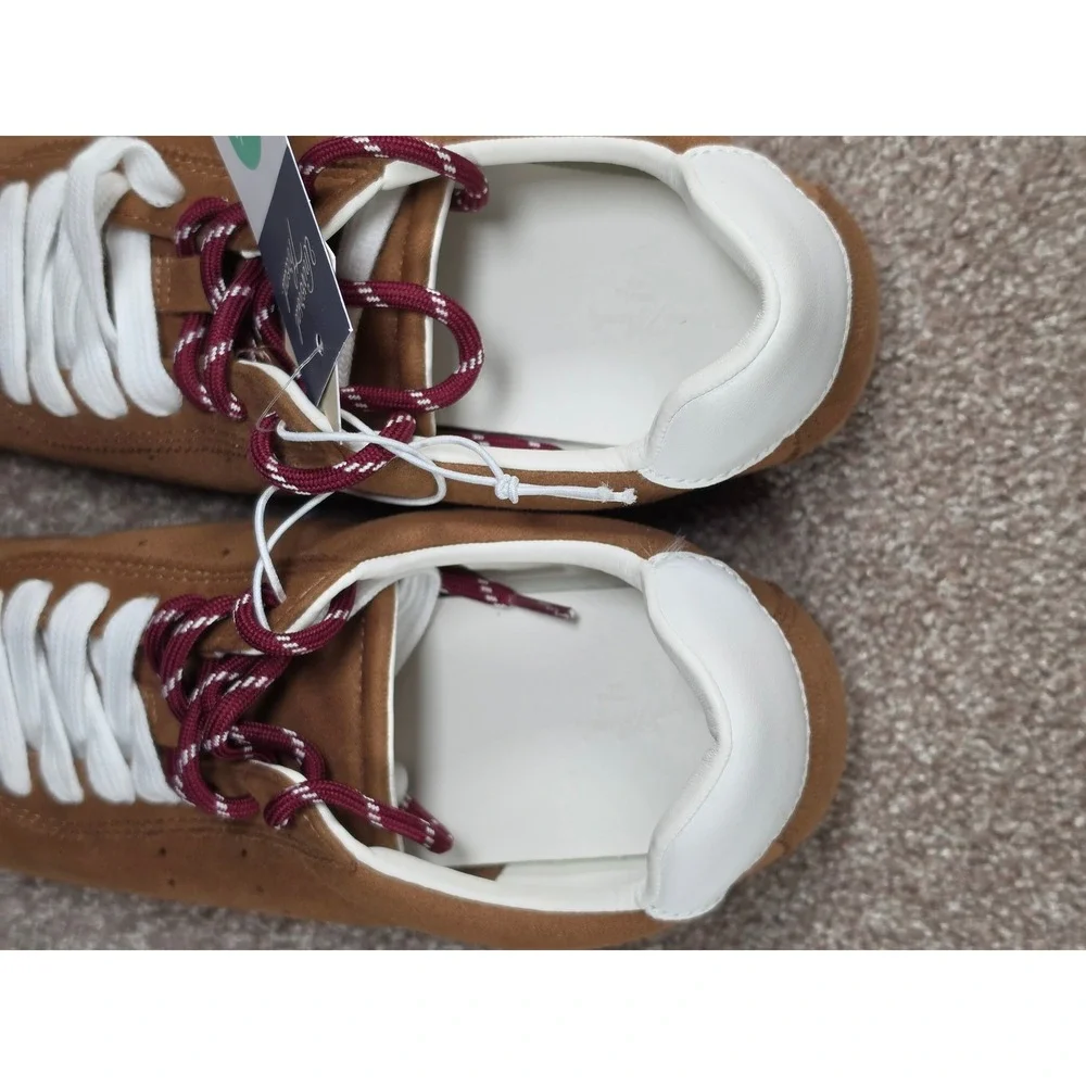 Universal Thread Jojo Brown Faux Suede Memory Foam Sneakers Womens 8.5 NEW - Picture 5 of 6